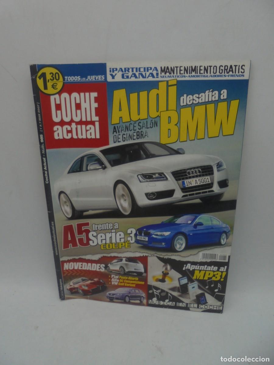 Carros: COCHE ACTUAL. N&ordm; 985. A&Ntilde;O 2007. AUDI DESAFIA A BMW. A5 FRENTE A SERIE 3 COUP&Eacute;. LEER.
