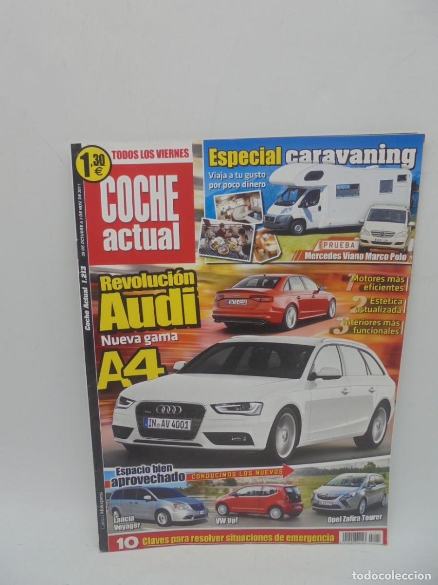 Coches: COCHE ACTUAL. N&ordm; 1213. A&Ntilde;O 2011. REVOLUCION AUDI NUEVA GAMA A4. LEER.