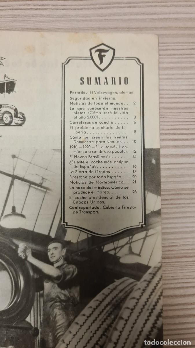 Coches: Revista FIRESTONE - HISPANIA - 1950 - n&ordm; 61 - Foto 2