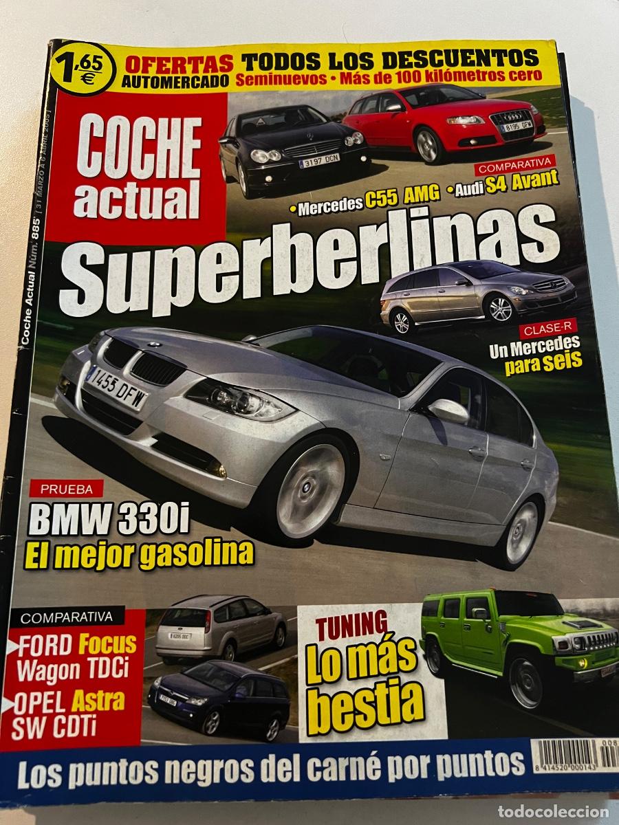 Carros: COCHE ACTUAL. N&deg; 885. ABRIL 2005. SUPERBERLINAS. MERCEDES C55 AMG. AUDI S4 AVANT.