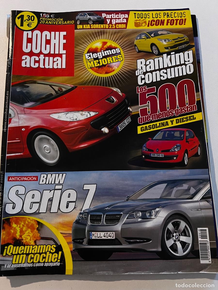 Carros: COCHE ACTUAL. N&deg; 918. NOVIEMBRE 2005. RANKING DE CONSUMO. BMW SERIE 7.