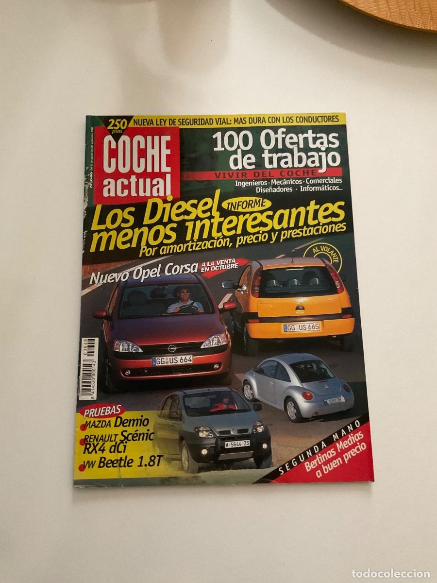 Autos: COCHE ACTUAL. N&ordm; 646. AGOSTO 2000.PRUEBA: RENAULT SCENIC RX4 1.9 dCi. MAZDA DEMIO. OPEL CORSA.. LEER
