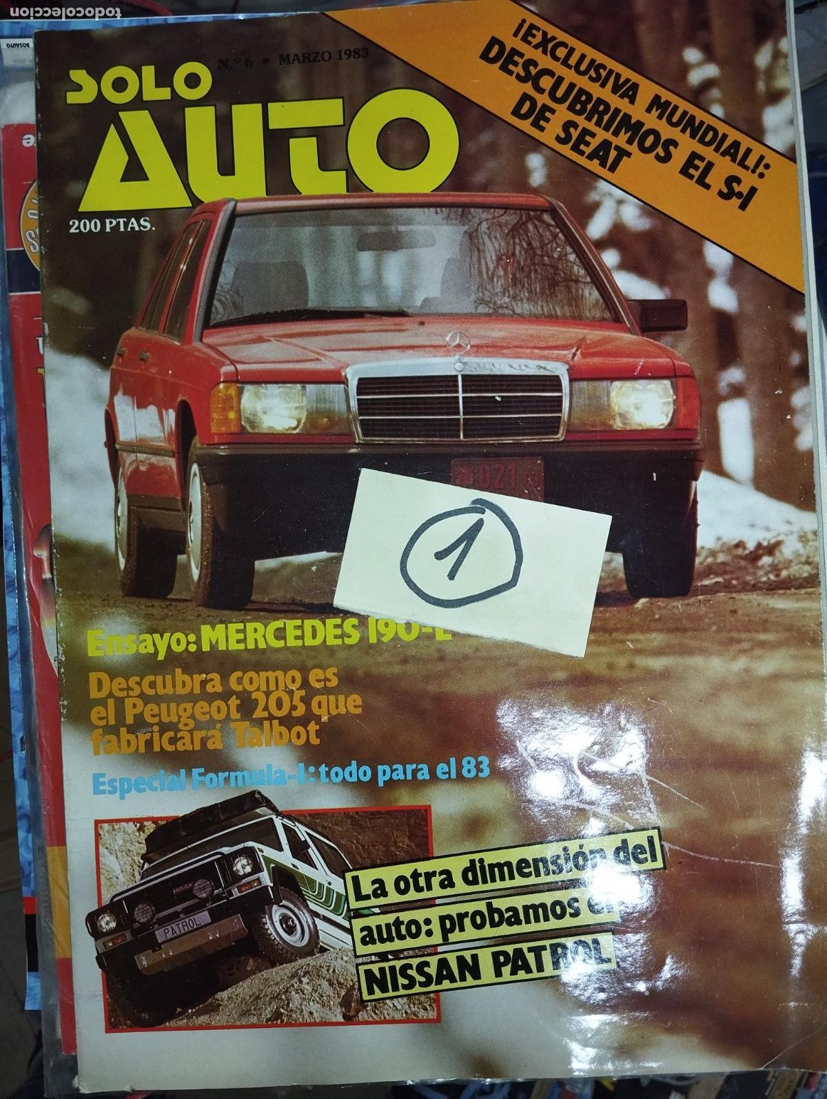 Autos: REVISTA SOLO AUTO A&Ntilde;O 1983 MERCEDES