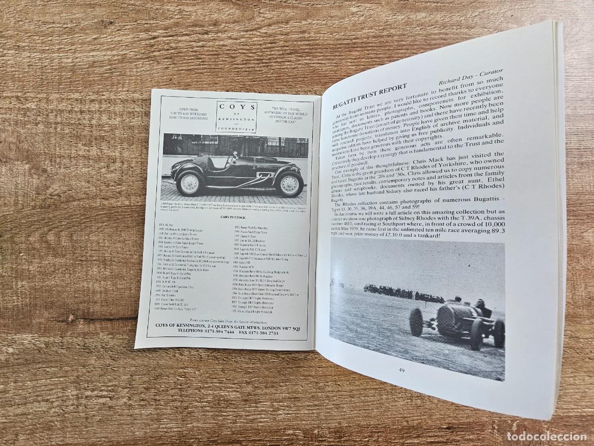 Coches: BUGANTICS - REVISTA DE LOS PROPIETARIOS DE UN BUGATTI - PRIMAVERA 1995 - Foto 3
