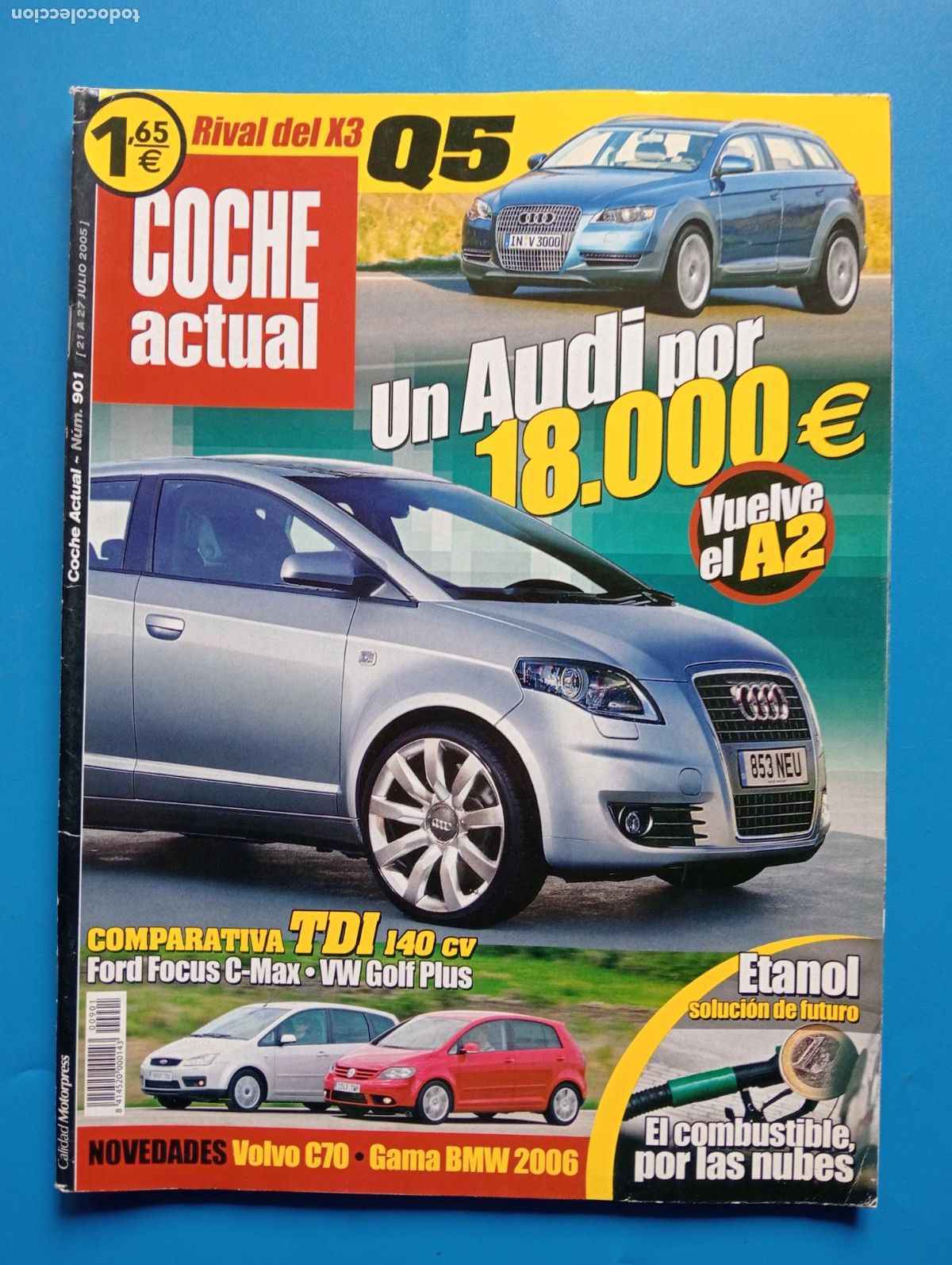 Autos: COCHE ACTUAL. N&ordm; 901. JULIO 2005. COMPARATIVA TDI 140 CV. FORD FOCUS C-MAZ. VW GOLF PLUS. LEER.