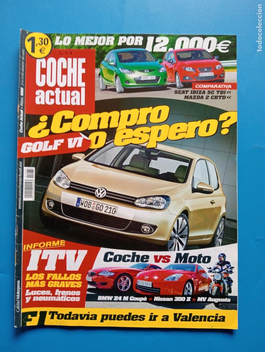 Autos: COCHE ACTUAL. N&ordm; 1060. AGOSTO 2008. COCHE VS MOTO. SEAT IBIZA SC TDI. MAZDA 2 CRTD. LEER.