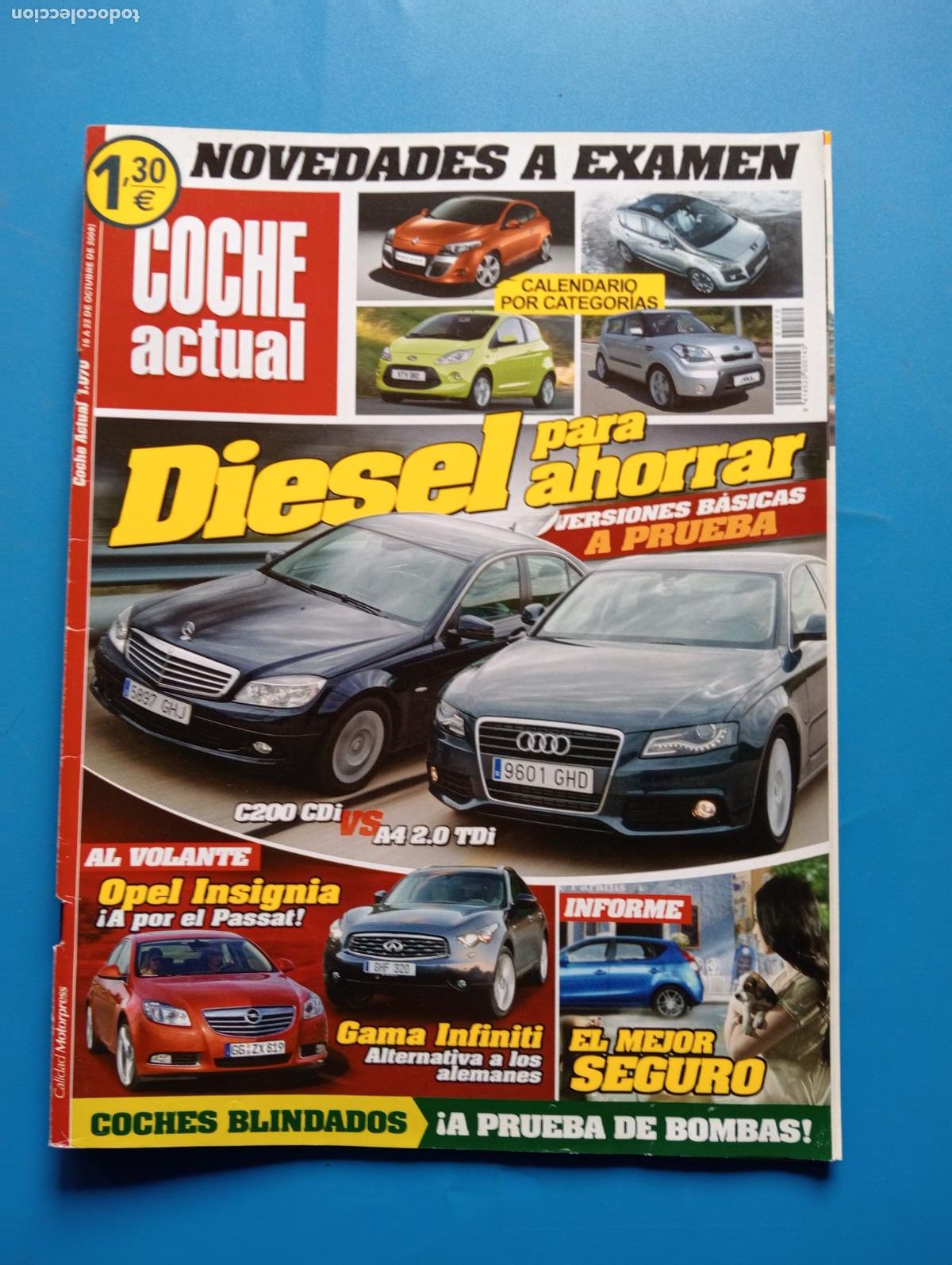 Voitures: COCHE ACTUAL. N&ordm; 1070. OCTUBRE 2008. NOVEDADES A EXAMEN. DIESEL PARA AHORRAR. LEER.