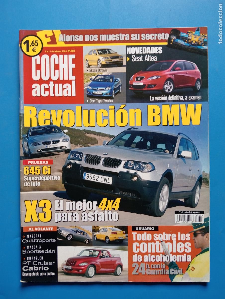 Autos: COCHE ACTUAL. N&ordm; 825. FEBRERO 2004. REVOLUCION BMW. X3 EL MEJOR 4X4 PARA ASFALTO. LEER.