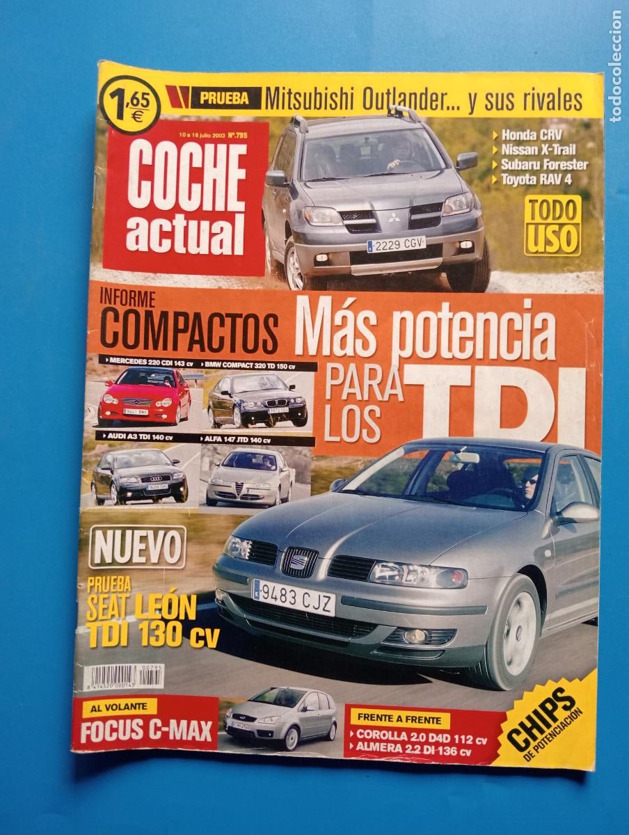 Auto: COCHE ACTUAL. N&ordm; 795. JULIO 2003. INFORME COMPACTOS. MAS POTENCIA PARA LOS TDI. LEER.