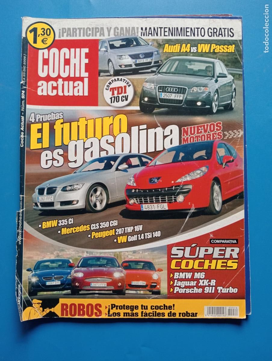 Autos: COCHE ACTUAL. N&ordm; 974. DICIEMBRE 2006. EL FUTURO ES GASOLINA. NUEVOS MOTORES. BMW 335 CI. LEER.