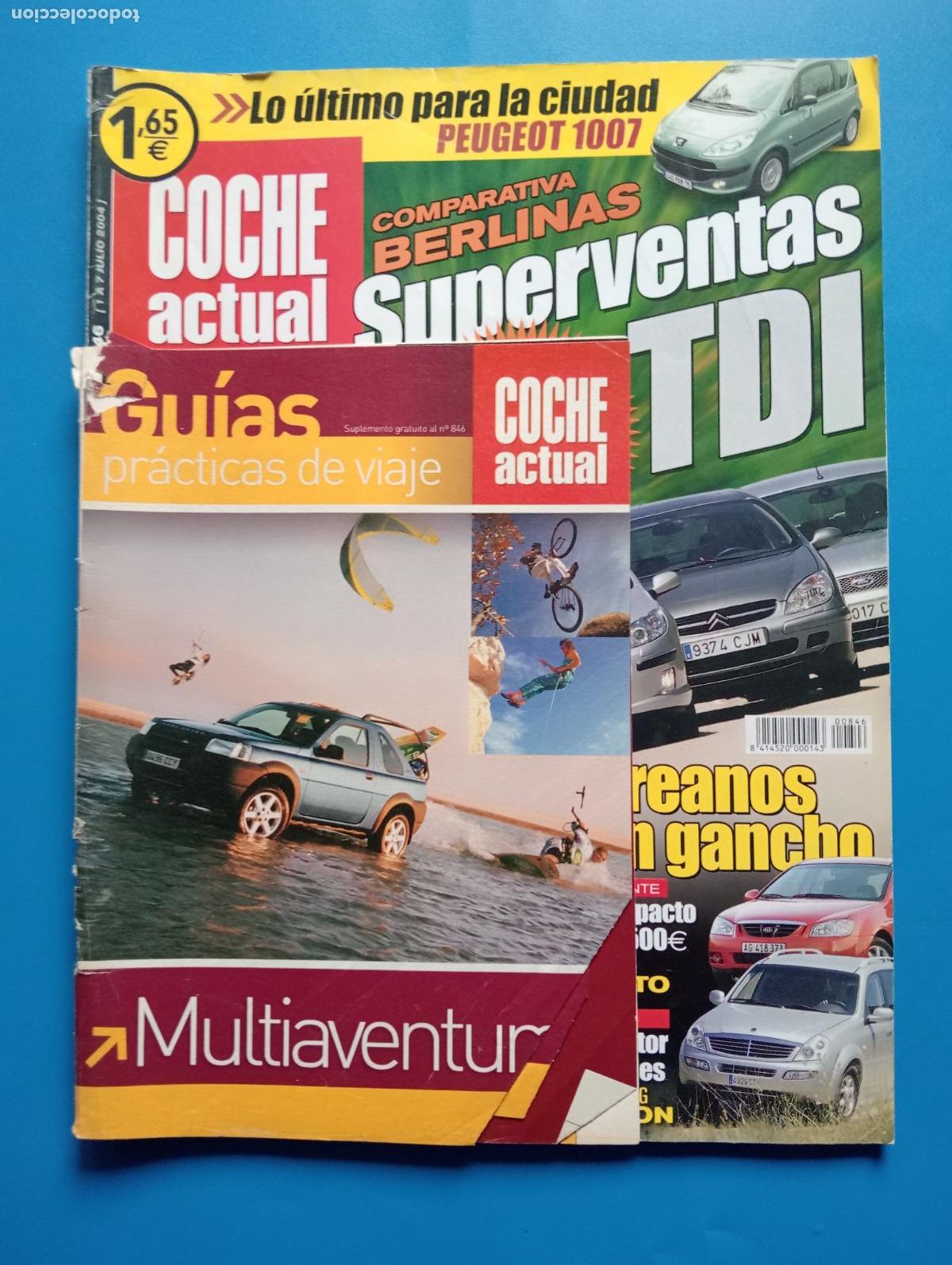 Auto: COCHE ACTUAL. N&ordm; 846. JULIO. 2004. COMPARATIVAS BERLINAS. SUPERVENTAS. TDI. RENAULT LAGUNA. LEER.