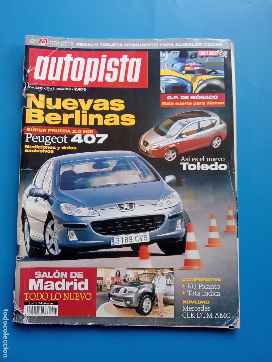 Auto: AUTOPISTA. N&ordm; 2341. A&Ntilde;O 2004. MERCEDES CLK DTM AMG. SALON DE MADRID. KIA PICANTO. LEER