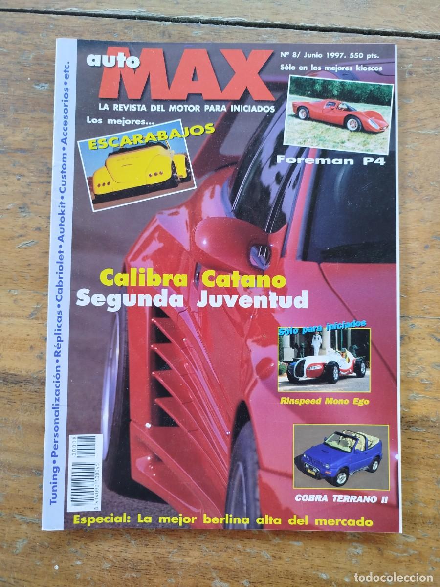 Autos: Lote 9 revistas coches auto max