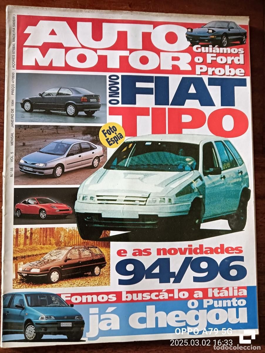 Cars: 1994 REVISTA AUTO MOTOR - FIAT TIPO - NOVIDADES 94/96 - SEAT CORDOBA
