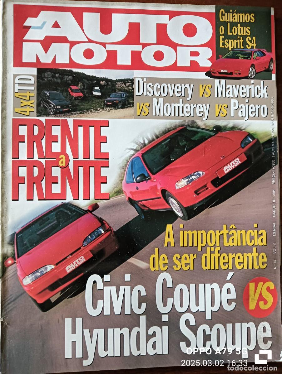 Cars: 1994 REVISTA AUTO MOTOR - DISCOVERY VS MAVERICH - CIVIC COUP&Eacute; VS HYUNDAI COUP&Eacute;