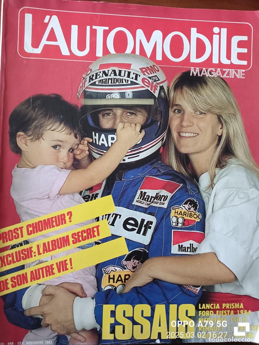 Auto: 1983 REVISTA L`AUTOMOBILE - ENSAIOS LANCIA PRISMA - FORD FIESTA - MERCEDES 190 D