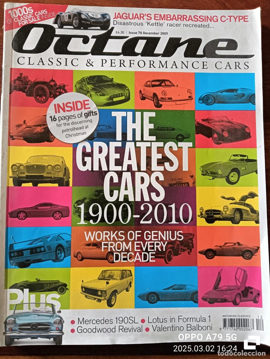 Auto: 2009 REVISTA OCTANE CLASSIC & PERFORMANCE CARS - LOS MEJORES COCHES 1900-2010