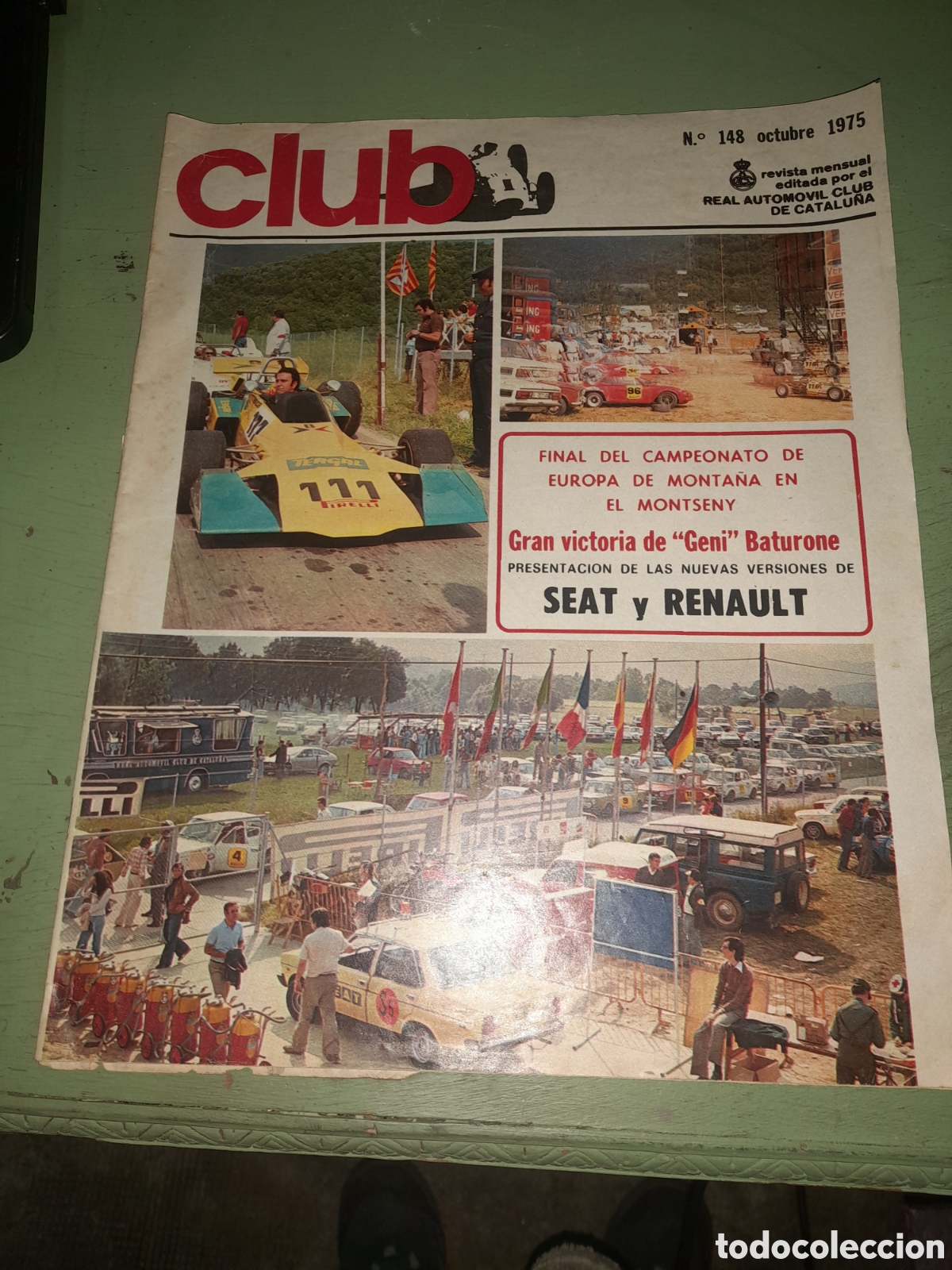 Auto: Revista Club n&uacute;mero 148 , octubre 1975