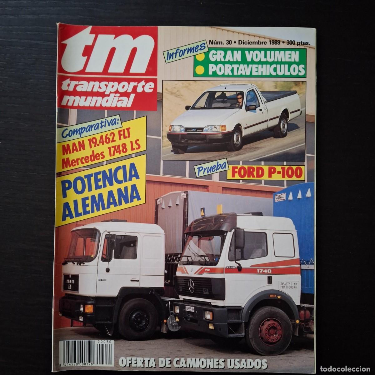 Auto: TM TRANSPORTE MUNDIAL N&ordm; 30 - MAN MERCEDES FORD P-100 SALON BRASIL PEGASO UTIC BUS CAMION AUTOCAR