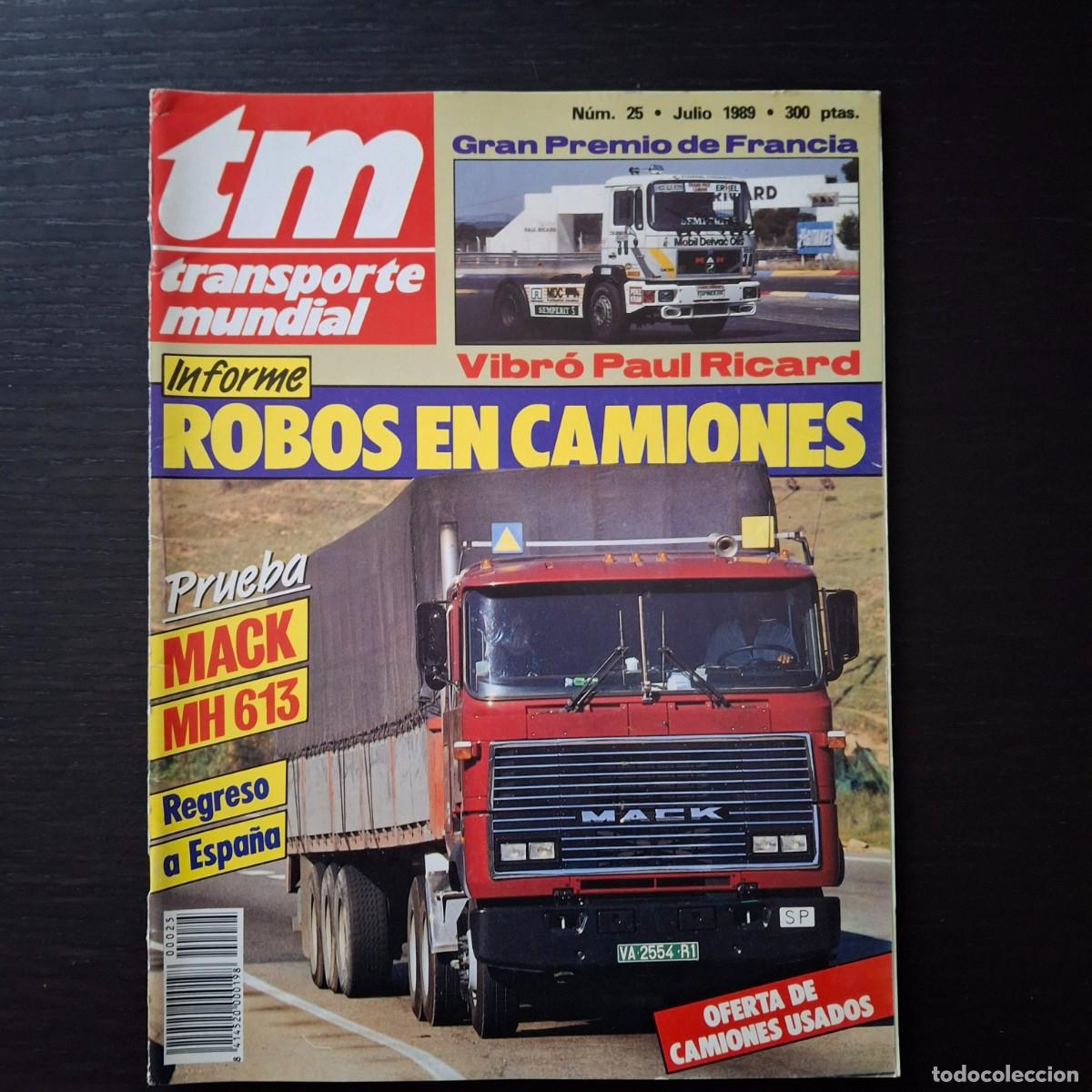 Auto: TM TRANSPORTE MUNDIAL N&ordm; 25 - MACK MH 613 IFA L60 IVECO DAF VH 400 AYATS OLIMPIA ARBUS AUTOCAR