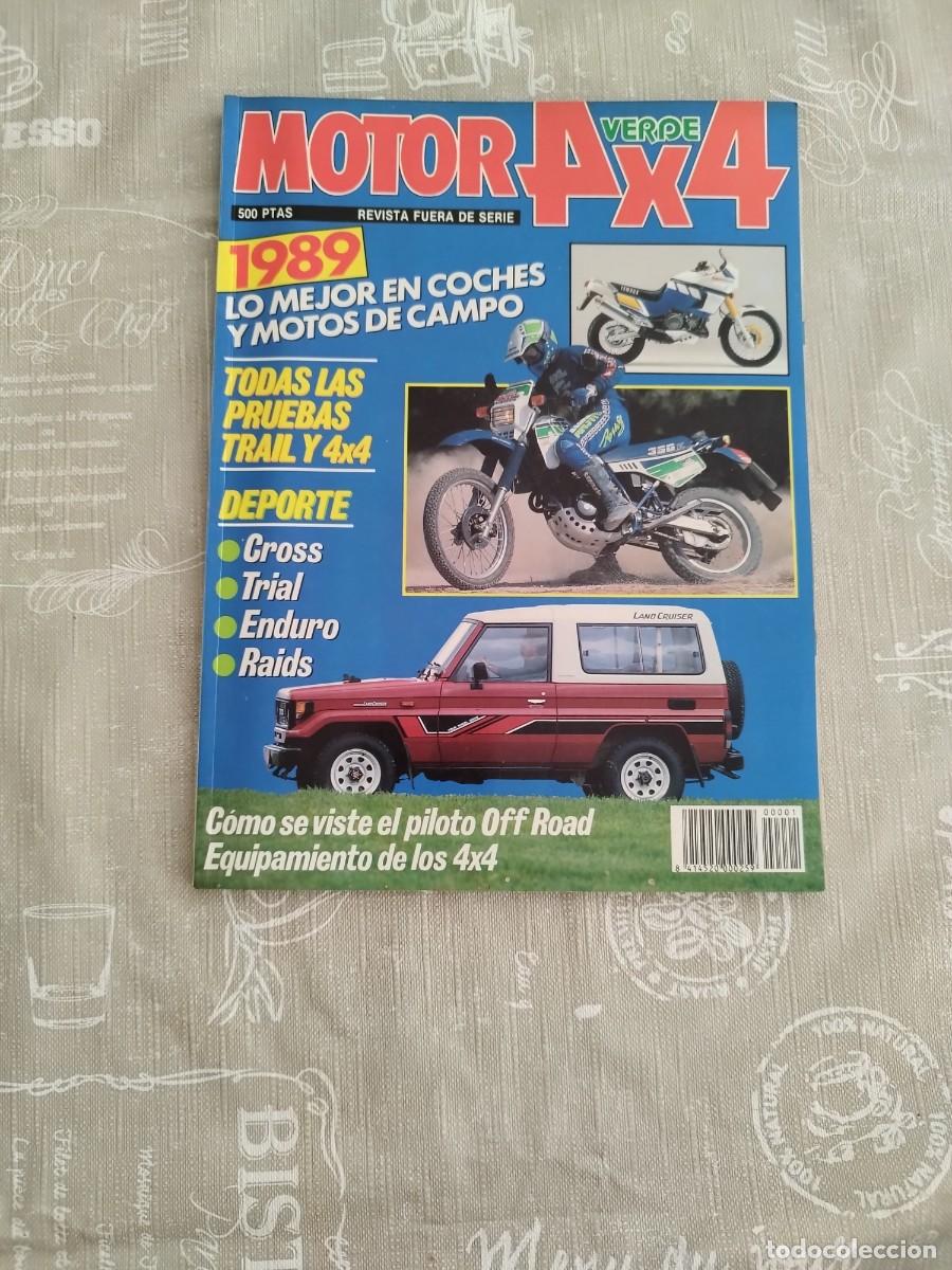 Auto: Antigua revista MOTOR VERDE 4X4. ESPECIAL PRUEBAS 1989 -TODAS LAS PRUEBAS TRAIL Y 4X4.