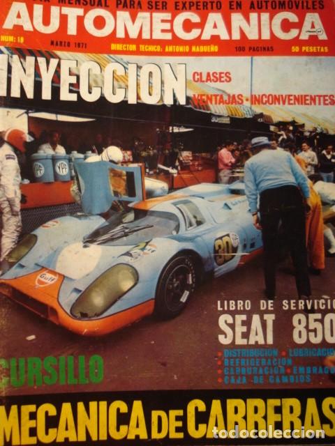 Voitures: REVISTA AUTOMECANICA 19 Seat 850 libro de servicio de 40 paginas -