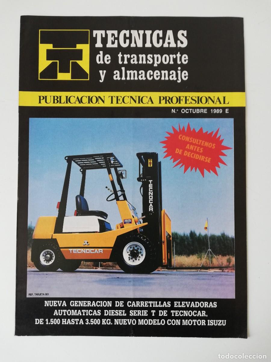 Auto: REVISTA TECNICAS DE TRANSPORTE Y ALMACENAJE 1989 - BMW 324 TD, OPEL KADETT 1.5 D, MERCEDES 190
