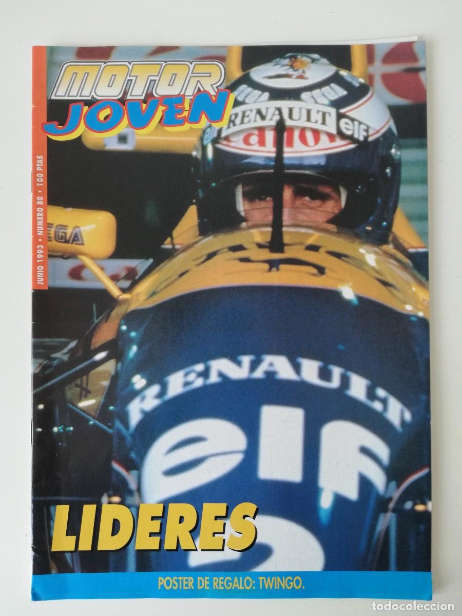 Autos: REVISTA MOTOR JOVEN N&ordm; 80 - JUNIO 1993 - RENAULT TWINGO REPORTAJE Y POSTER