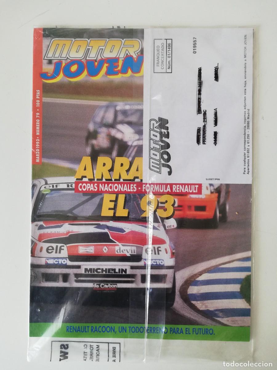 Autos: REVISTA MOTOR JOVEN N&ordm; 79 - MARZO 1993 - RENAULT RACOON - PRECINTADA - SIN USO