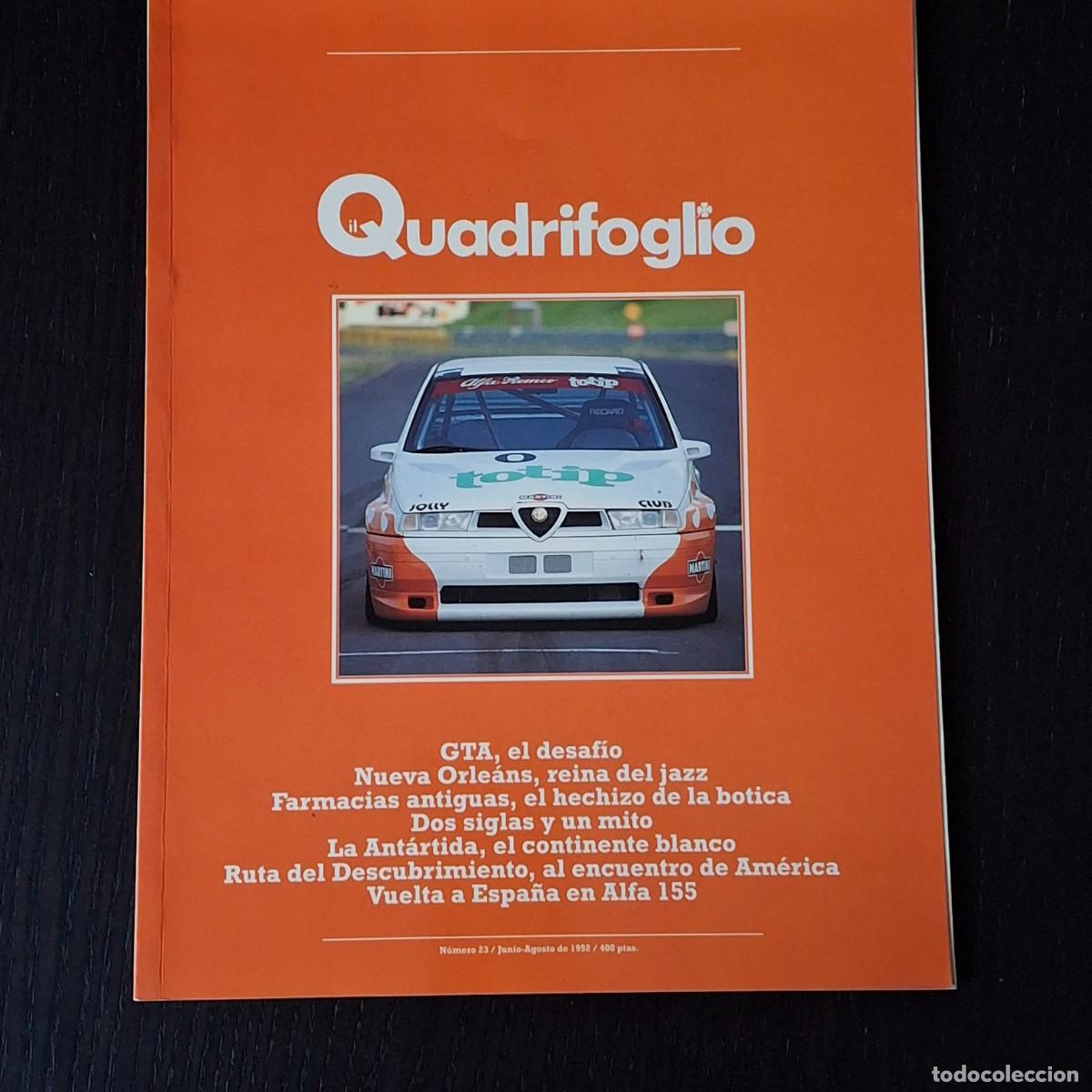 Voitures: IL QUADRIFOGLIO N&ordm; 23 ALFA ROMEO - 155 GTA P2 158 ALFETTA NUEVA ORLEANS FARMACIAS ANTIGUAS