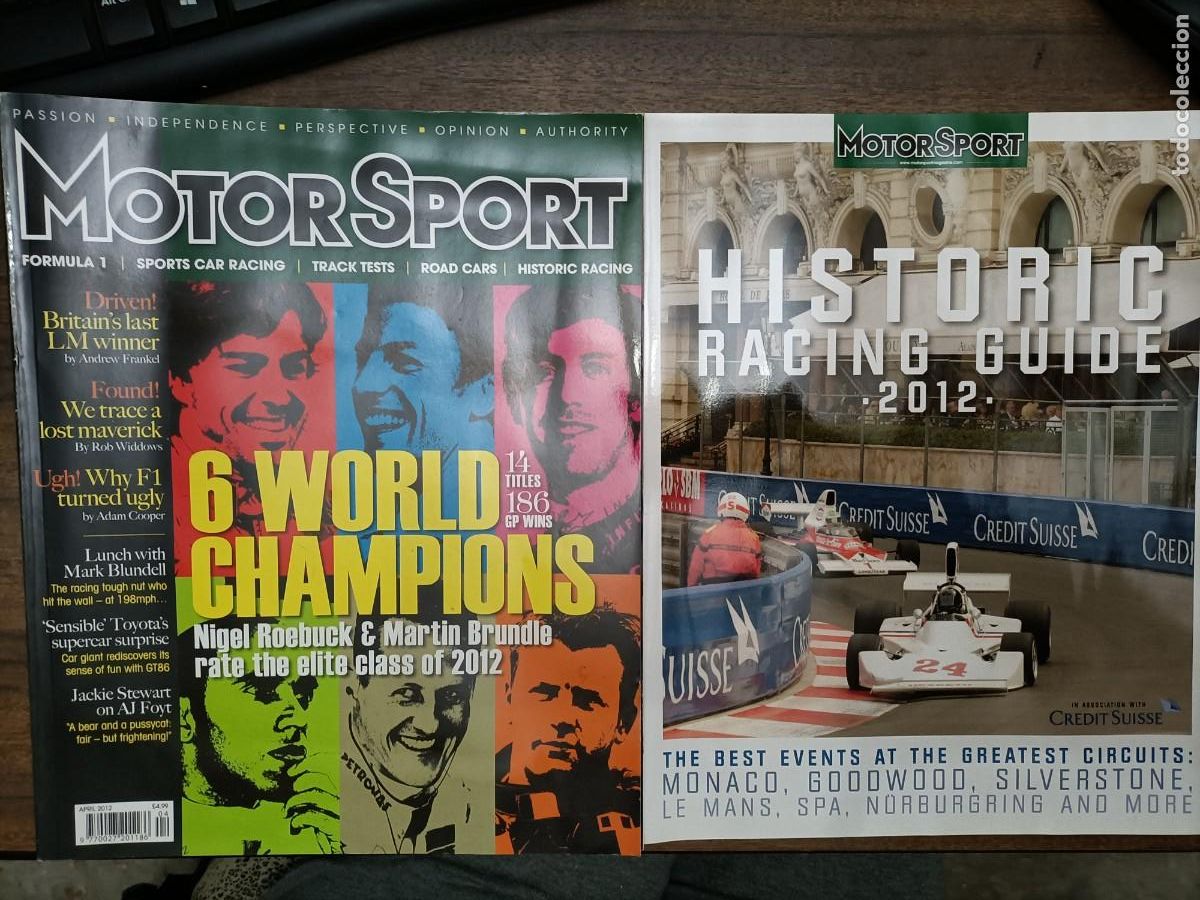 Voitures: MOTOR SPORT. APRIL 2012 + HISTORIC RACING GUIDE 2012