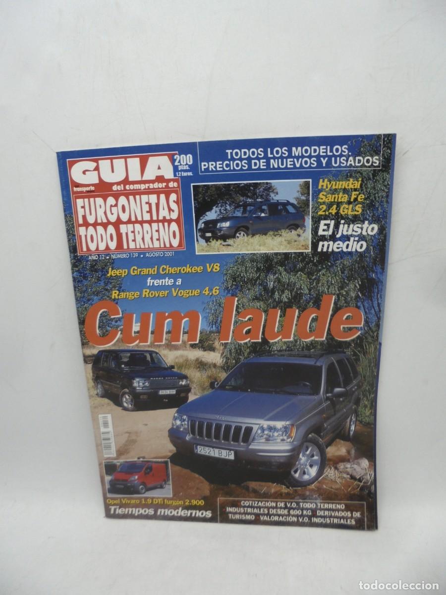 Voitures: GUIA DE FURGONETAS Y TODO TERRENO. N&ordm; 139. 2001. HYUNDAI SANTA FE 2.4 GLS. RANGE ROVER... LEER.