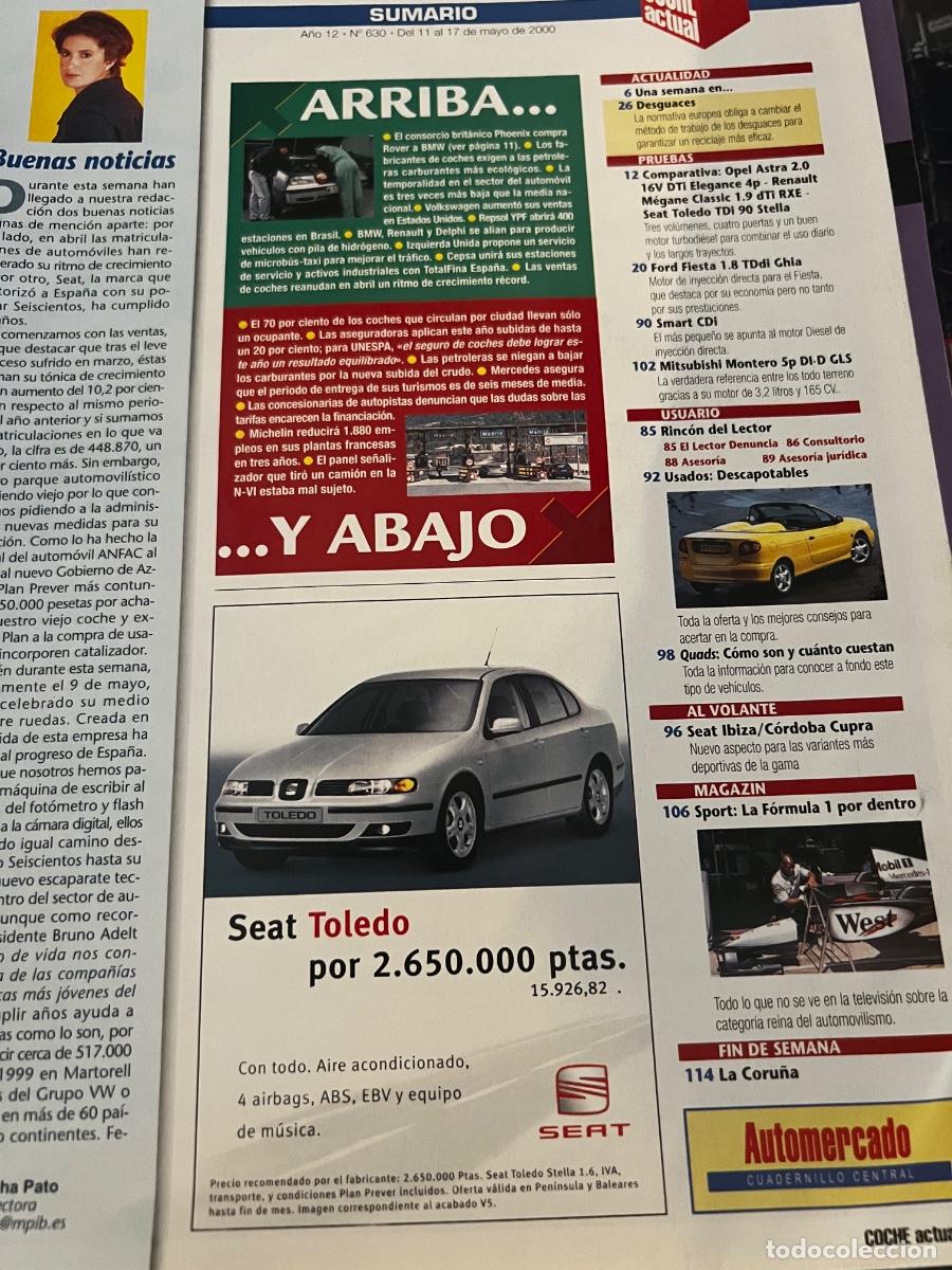 Cars: COCHE ACTUAL. N&deg; 630. MAYO 2000. FORD FIESTA 1.8 TDDI 75 CV Y SUS RIVALES. SMART CDI.