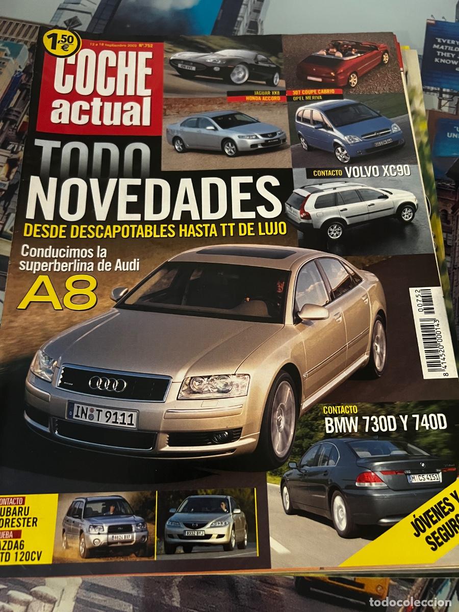 Cars: COCHE ACTUAL. N&deg; 752. SEPTIEMBRE 2002. AUDI A8. VOLVO XC90. BMW 730D Y 740D.