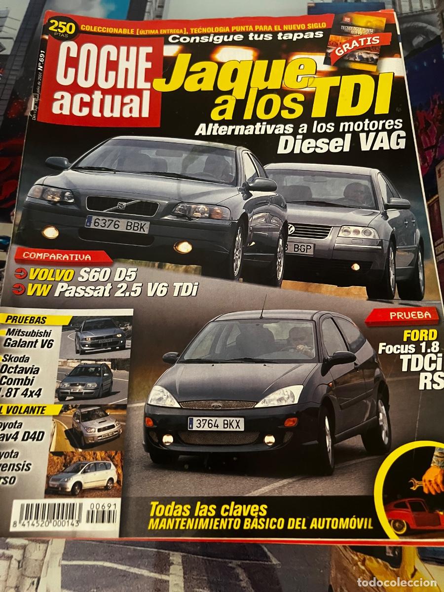 Cars: COCHE ACTUAL. N&deg; 691. JULIO 2001. VOLVO S60 5. VW PASSAT 2.5 V6 TDI. FORD FOCUS 1.8 TDCI RS.
