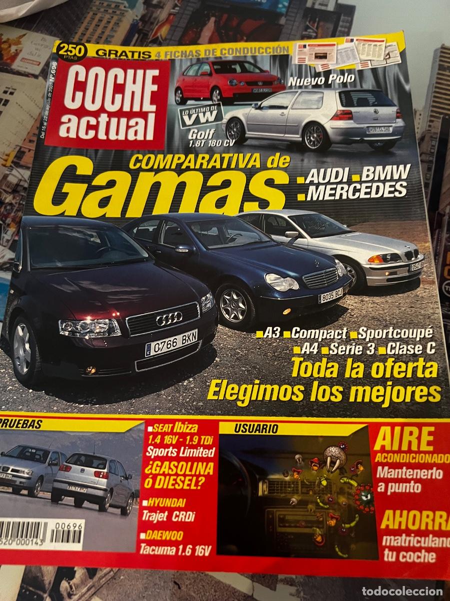 Coches: COCHE ACTUAL. N&deg; 696. AGOSTO 2001. NUEVO POLO. GOLF 1.8tz AUDI A3. SPORTCOUPE. MERCEDES CLASE C.