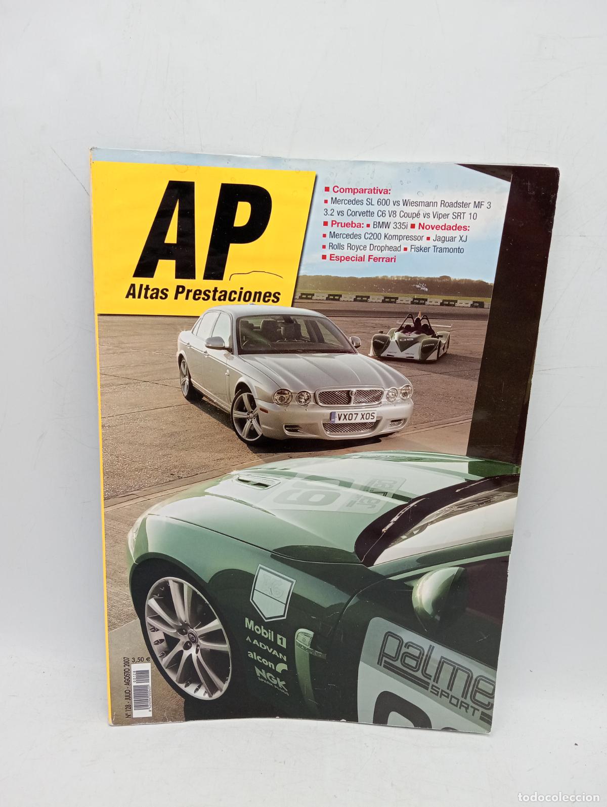 Cars: REVISTA AP. ATLAS PRESTACIONES. N&ordm; 128. A&Ntilde;O 2007. MERCEDES SL 600 VS WIESMANN ROADSTER MF 3.... LEER