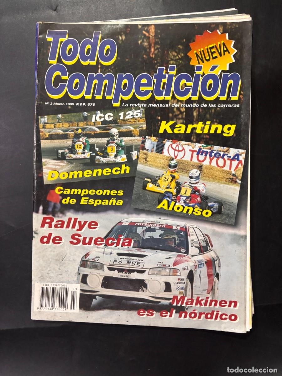 Coches: TODO COMPETICI&Oacute;N. N&ordm; 3. MARZO 1998. RALLYE DE SUECA. MAKINEN ES EL N&Oacute;RDICO. LEER