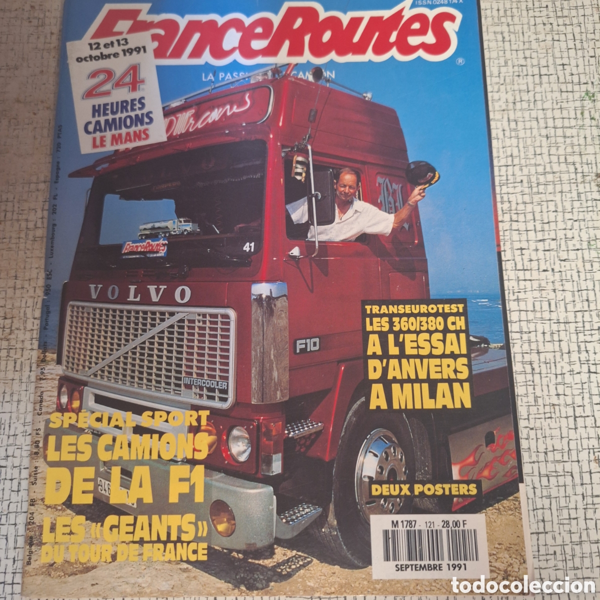 Autos: Revista france routes n. 121 de 1991 camion