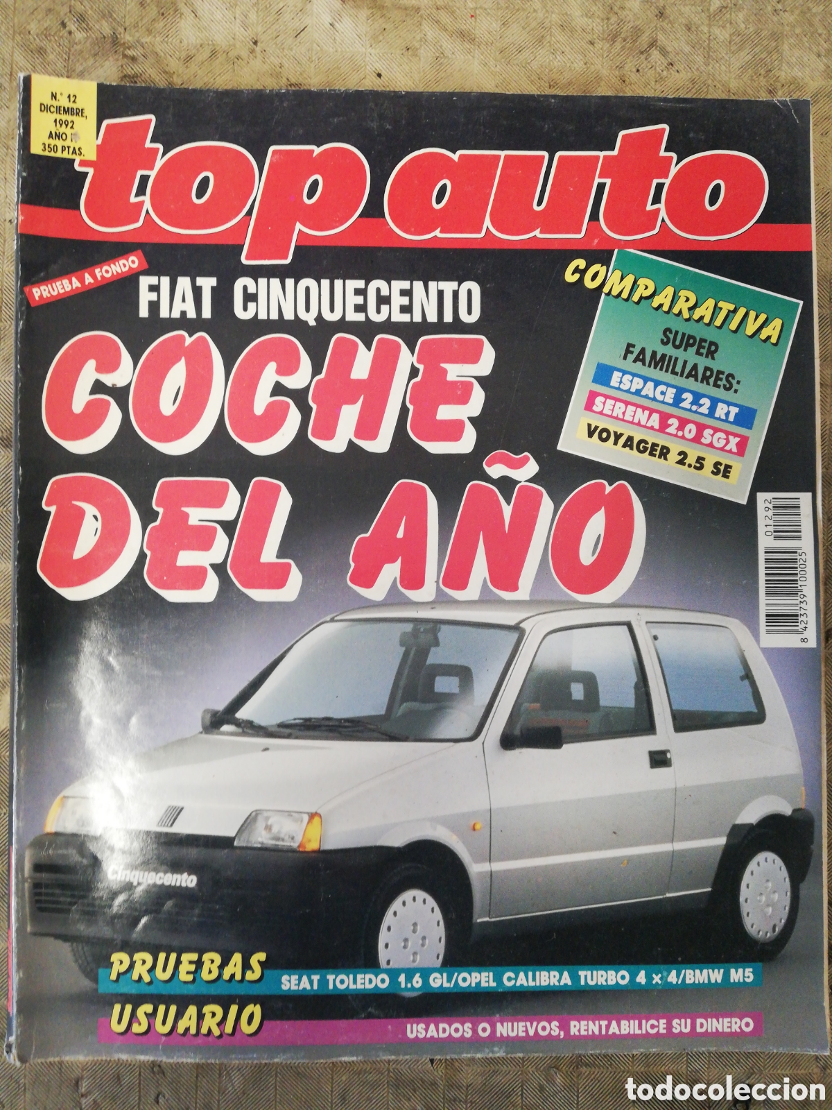 Coches: Top Auto - Diciembre 1992 - Foto 1
