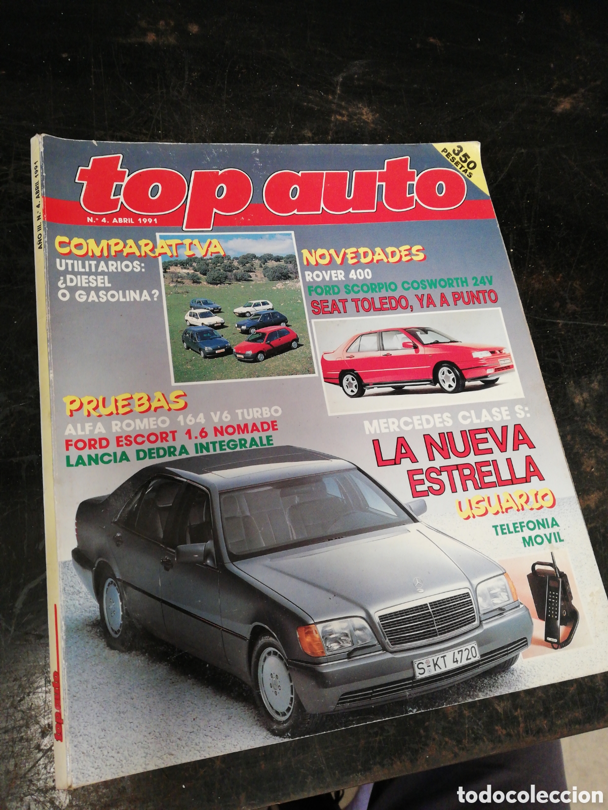 Coches: Top Auto 4 - Abril 1991 - Foto 1