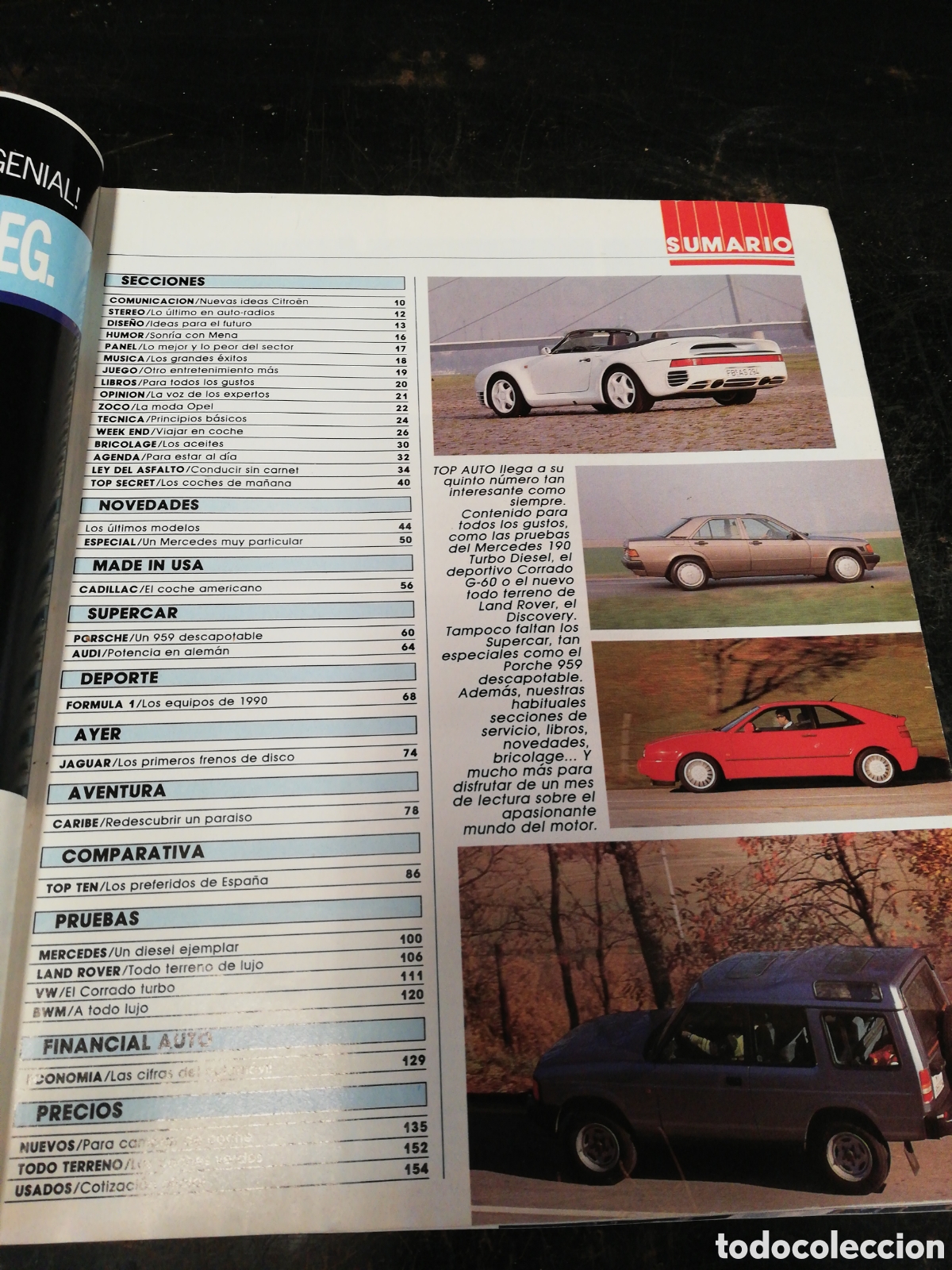 Coches: Top Auto - Marzo 1990 - Foto 4