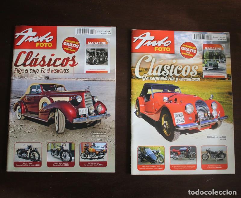 Coches: LOTE 2 REVISTAS AUTO FOTO CLASICOS 202 204 CADILLAC 60-61 MORGAN +4, SEAT BARBASTRO, CONCENTRACION S