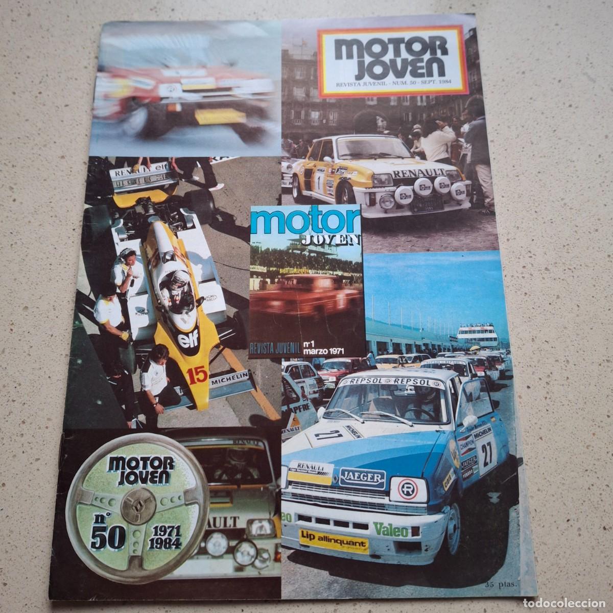 Auto: MOTOR JOVEN N&ordm; 50 - REVISTA RENAULT - COPA RALLYE 5 TURBO FORMULA 1 F1 11 COMIC - SIN POSTER
