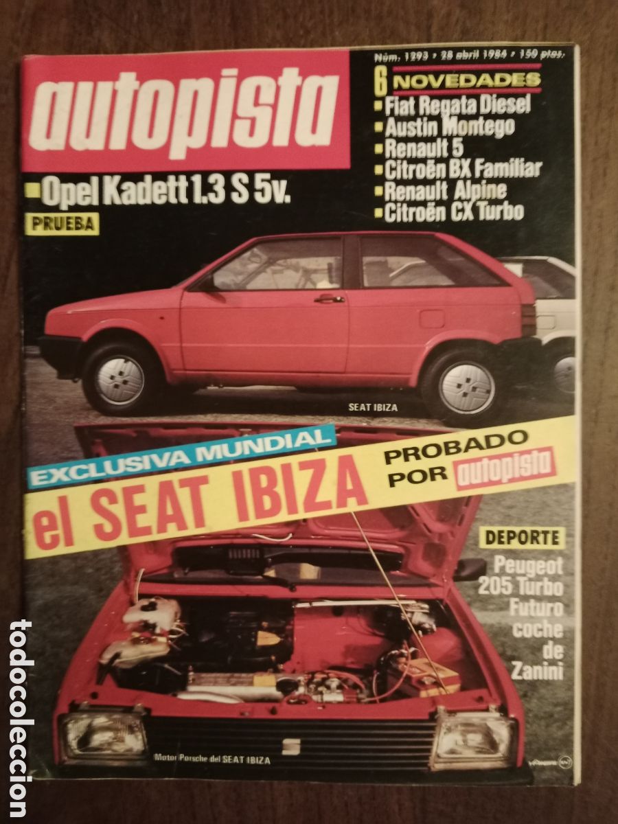 Coches: Revista autopista n. 1293 de 1984 autom&oacute;vil Seat Opel