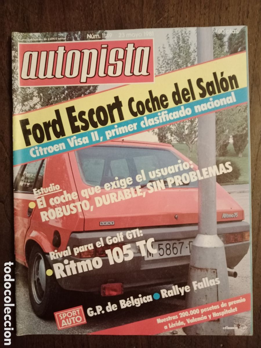 Coches: Revista autopista n. 1149 de 1981 autom&oacute;vil Ford Seat