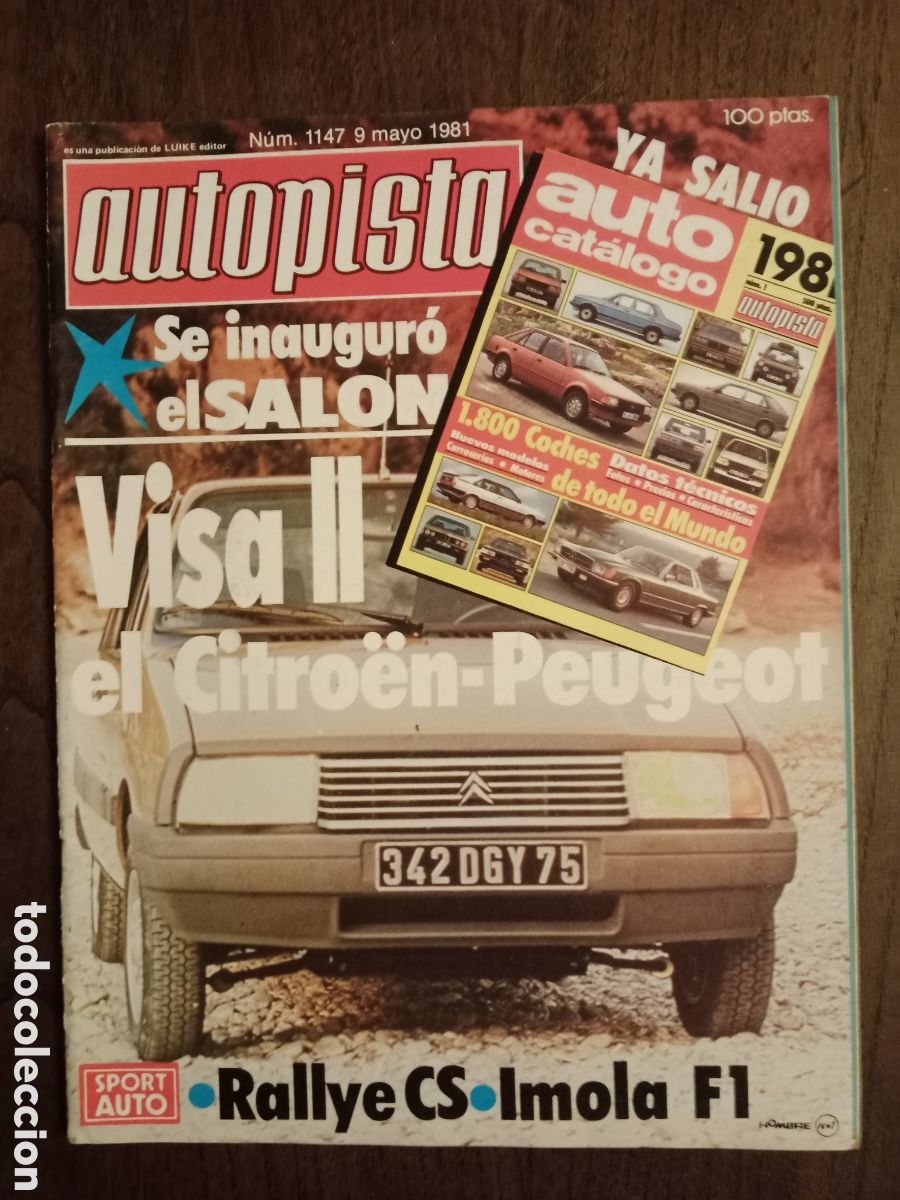 Coches: Revista autopista n. 1147 de 1981 autom&oacute;vil Citroen