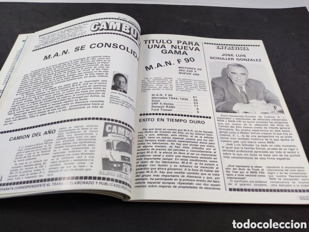 Coches: Revista Cambus 1987 Man UMM Dakar - Foto 6