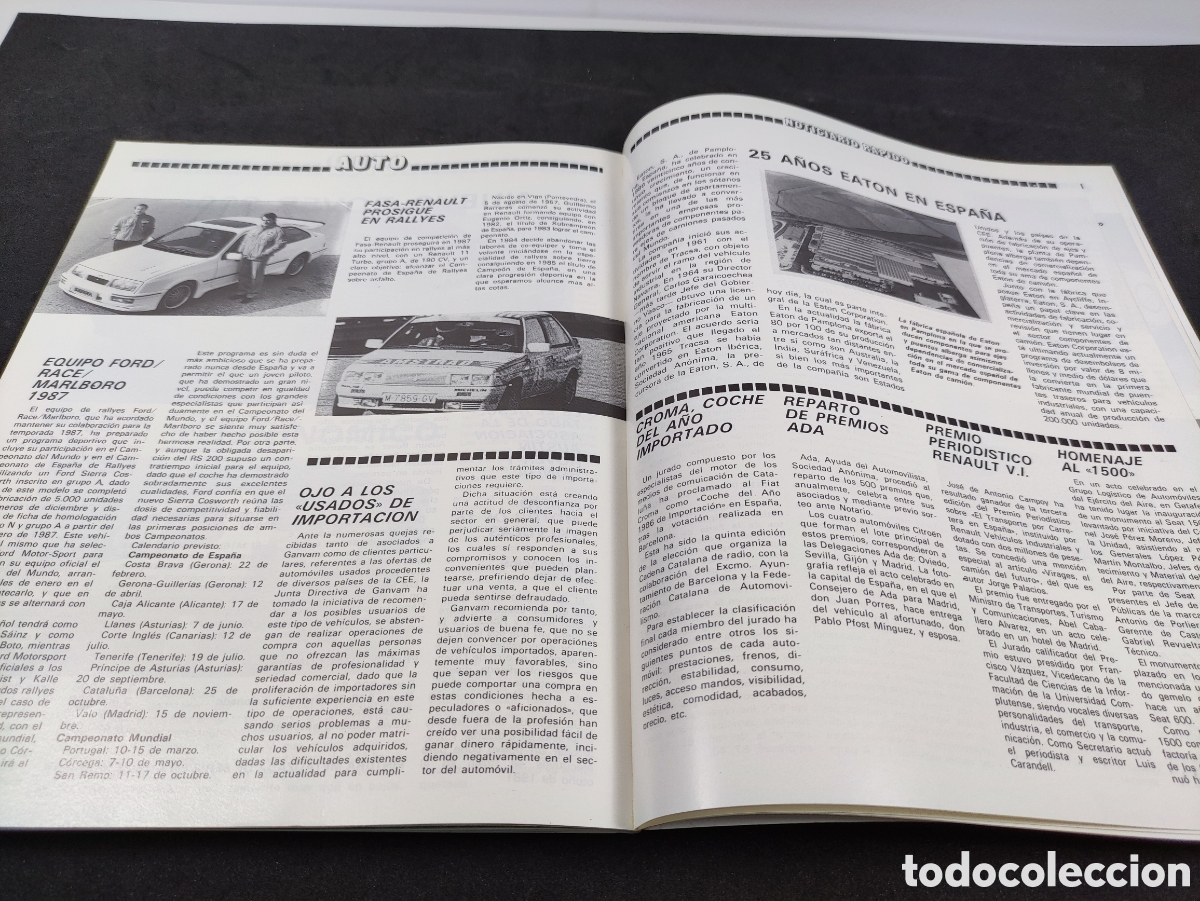 Coches: Revista Cambus 1987 Man UMM Dakar - Foto 9