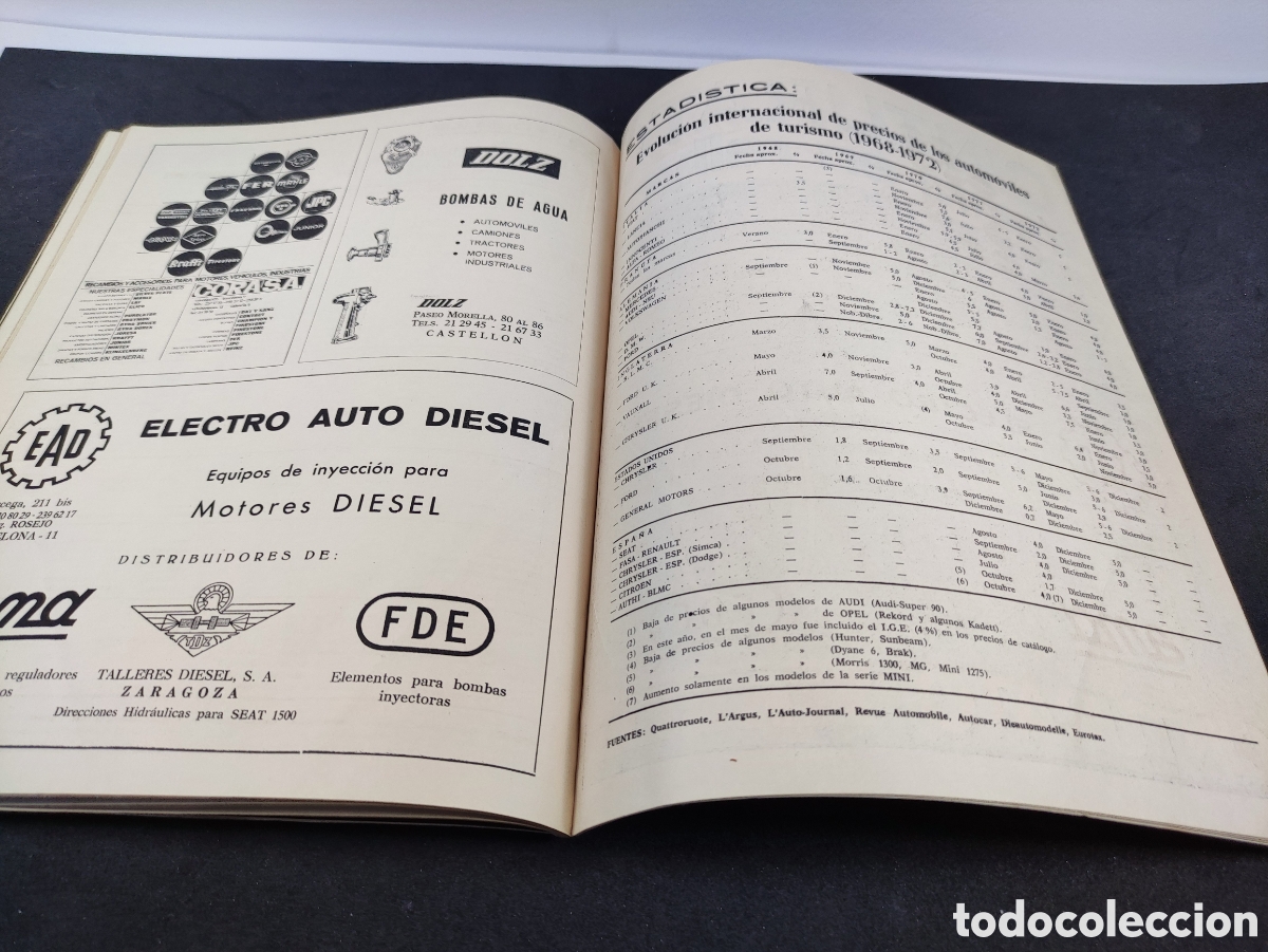 Coches: Revista HP n&uacute;mero 1 edici&oacute;n de 1973 - Foto 6